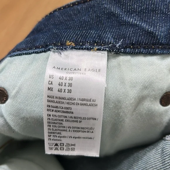 American Eagle Men’s Flex Bootcut Jeans - 40x30 - Picture 7 of 12